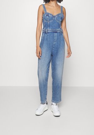 Buksedragter - blue denim