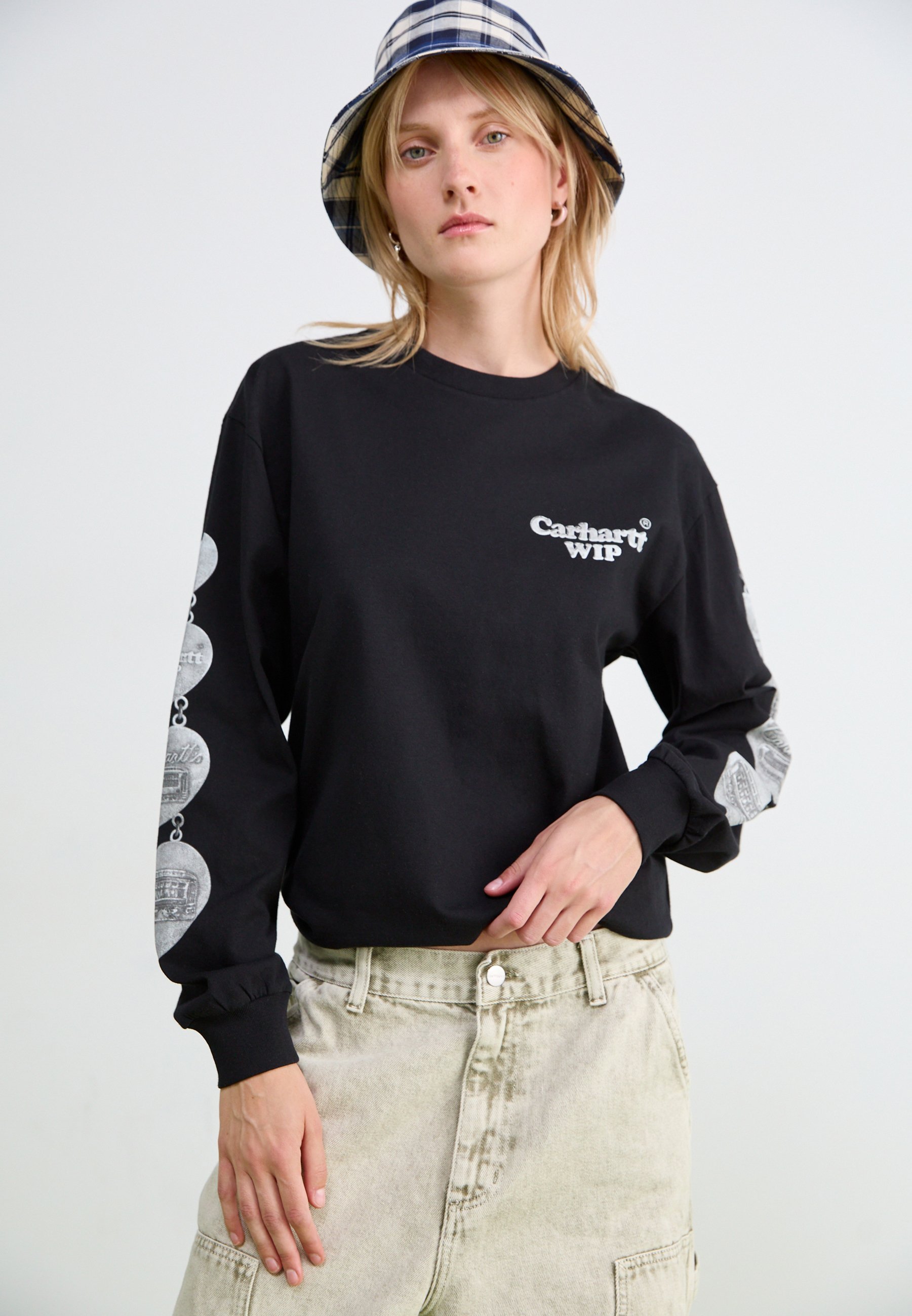 [Carhartt WIP]HARTT CHAIN Tシャツ Carhartt WIP HARTT CHAIN - T-shirt à manches longues - black
