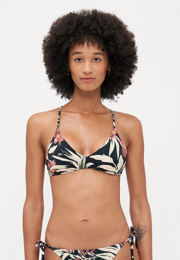 BEACH CLASSICS STRAPPY - Bikini top - anthracite