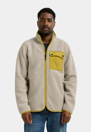 PETER FULL-ZIP - Fleecejacke - yellow pollen
