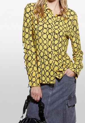 Hemdbluse - mustard yellow