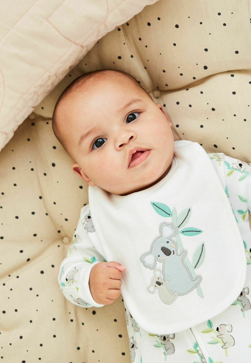 JoJo Maman Bébé Babero white/blanco Zalando.es