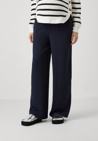 Vero Moda Maternity VMMALVA WIDE - Hlače - night sky