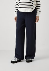 Vero Moda Maternity - VMMALVA WIDE - Pantalones - night sky Imagen en miniatura 1