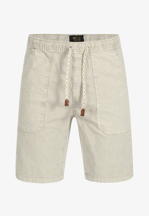 INDICODE JEANS, Shorts - mottled light grey