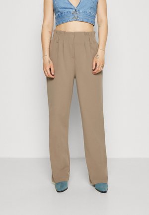 JDY JDYGEGGO PLEAT PANT - Παντελόνι - driftwood