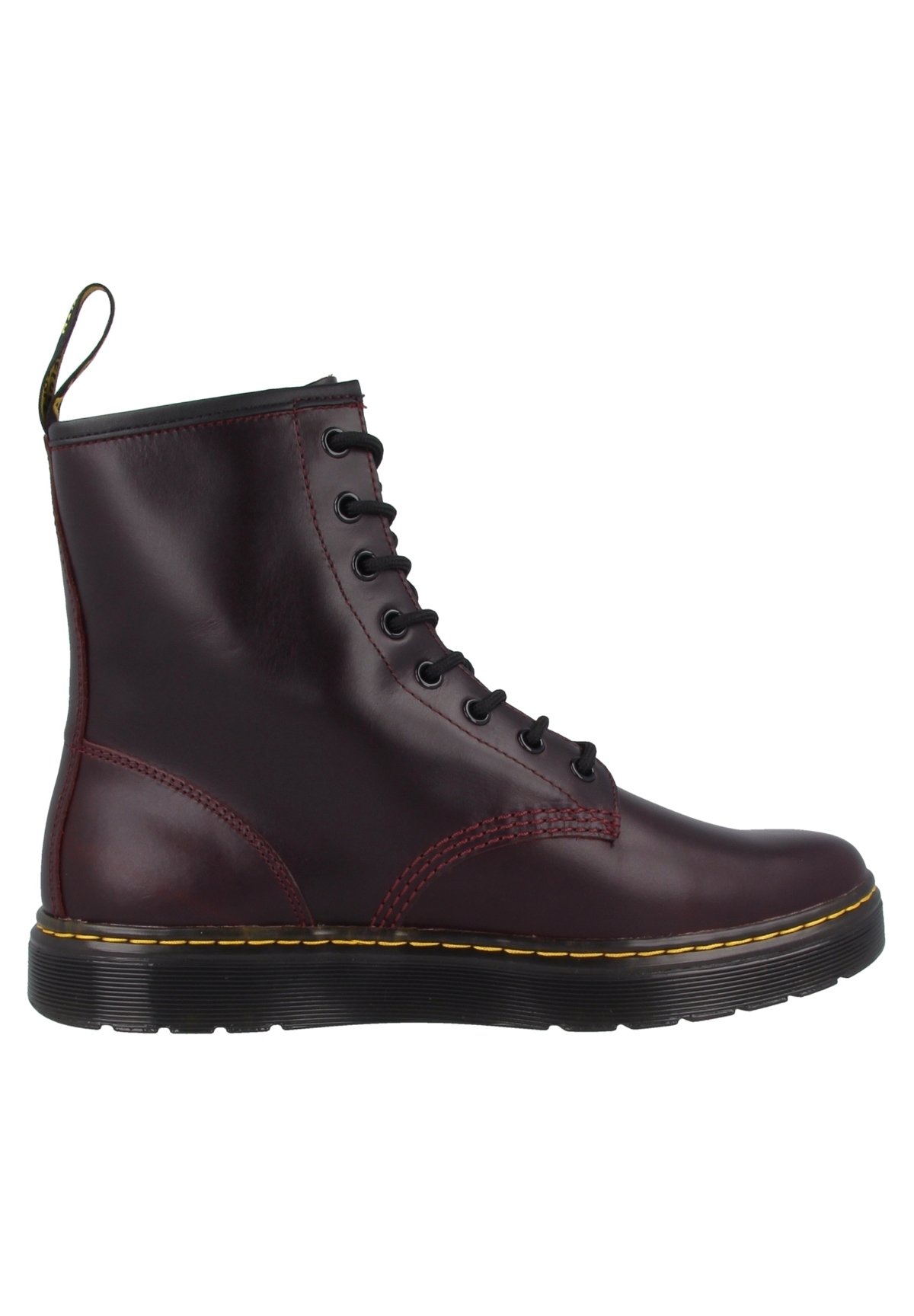 Dr. Martens Enkellaarsjes met hoge hak - oxblood/rood - Zalando.be