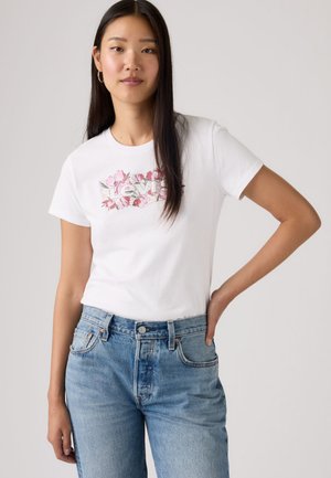 THE PERFECT TEE - Camiseta estampada - bright white