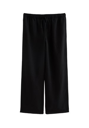 New Look, RELAXED  LOOK WIDE LEG TROUSERS - Broek - black