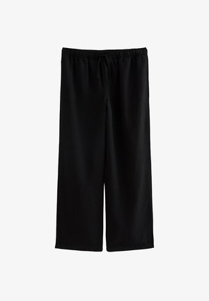 New Look, RELAXED LOOK WIDE LEG TROUSERS - Broek - black