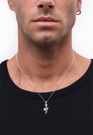 ROSE PENDANT UNISEX - Necklace - silver-colored