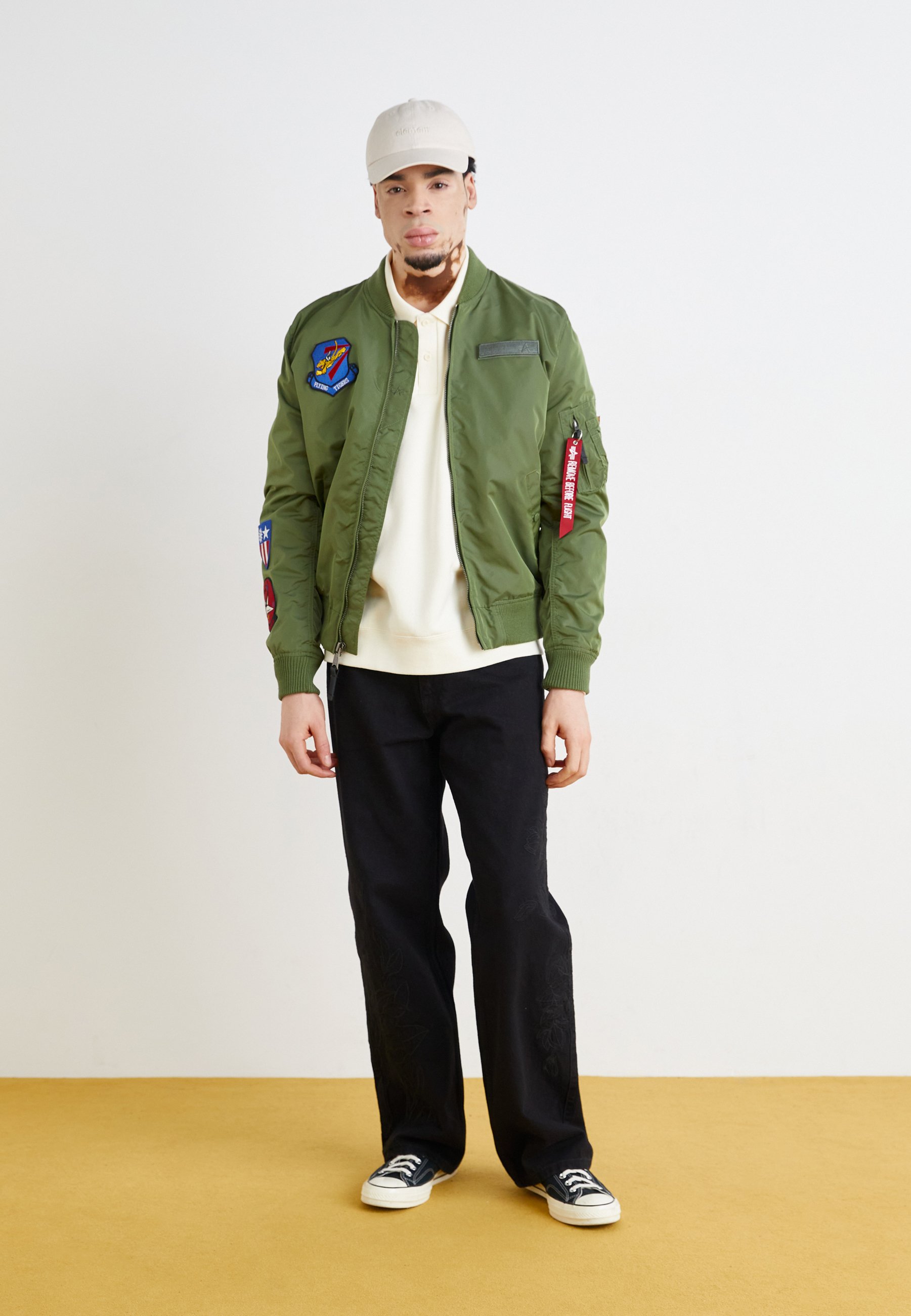 ALPHA INDUSTRIES カーキ ブルゾン Alpha Industries 1940S N-1 Deck Jacka Khaki