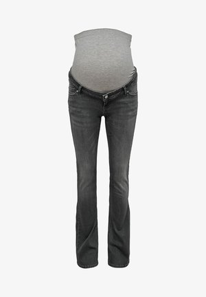 ONLY MATERNITY OLMBLUSH LIFE FLARED  - Flared Jeans - grey denim
