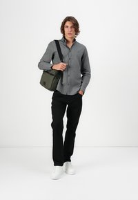 TOM TAILOR STRUCTURED SHIRT - Majica - navy/multi coloured