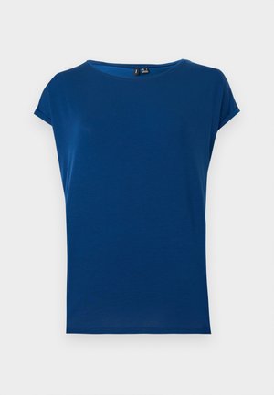 Vero Moda, VMAVA PLAIN SS TOP JRS NOOS - Βασικό μπλουζάκι - navy peony