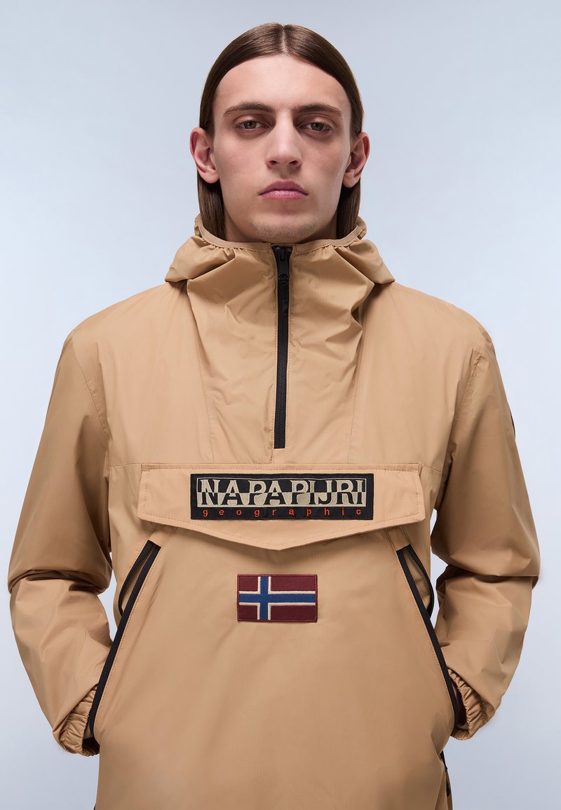 Napapijri RAINFOREST Giacca a vento tannin/beige