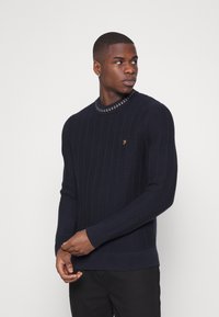 Farah BAYLEY CREW NECK - Camisola - true navy