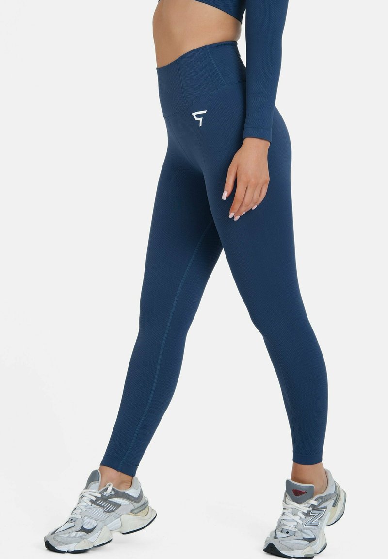 SQUATPROOF RETAINED SEAMLESS HIGH WAIST  - Tajice - navy