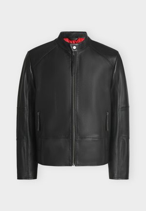 HUGO, LIKOS - Lederjacke - black