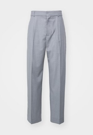 032c WIDE LEG SUIT TROUSERS UNISEX - Trousers - grey melange