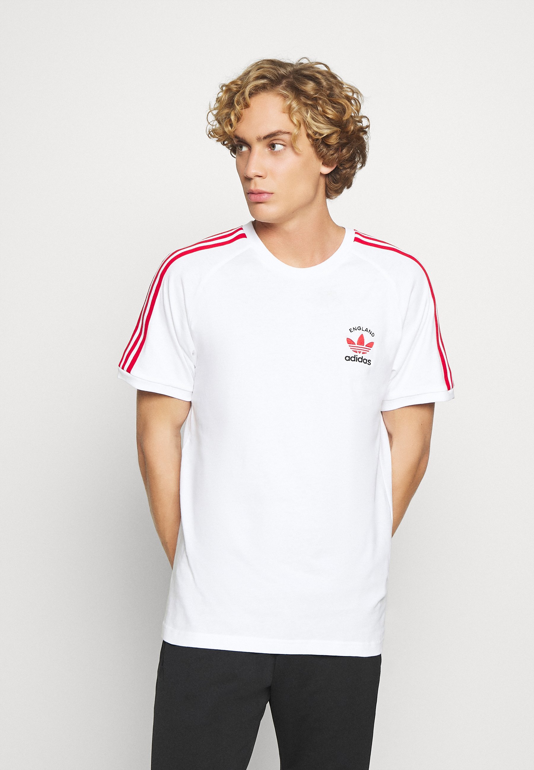adidas Originals STRIPES SPORTS INSPIRED SHORT SLEEVE TEE adidas Originals STRIPES SPORTS INSPIRED SHORT SLEEVE TEE