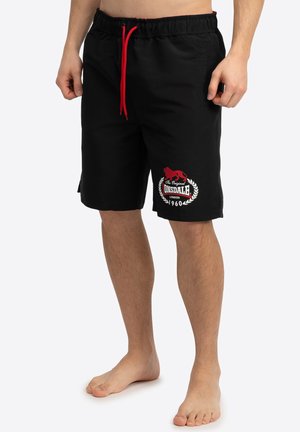 NORMALE PASSFORM - Swimming shorts - black red white