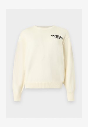 Carhartt WIP, HUGGING CATS SWEATER - Neule - wax/black