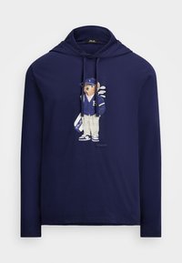 POLO BEAR JERSEY HOODED T-SHIRT - Longsleeve - refined navy