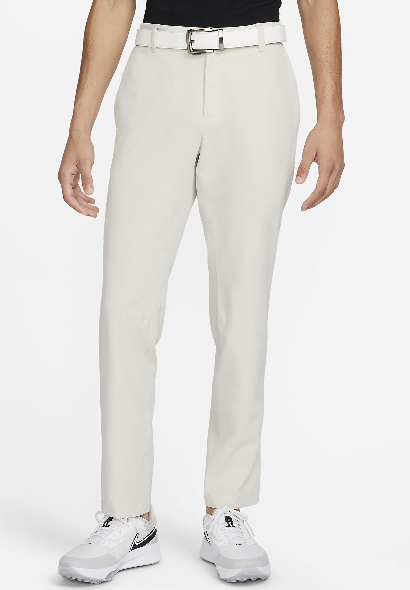 white nike golf pants