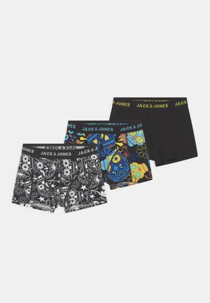 JACSUGAR SKULL 3 PACK - Panties - black/blazing yellow