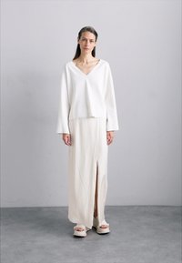 KNITID BELL SLEEVE - Maglione - white