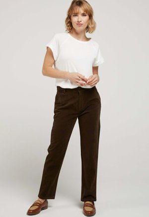 BESKA - Pantalon classique - chocolat