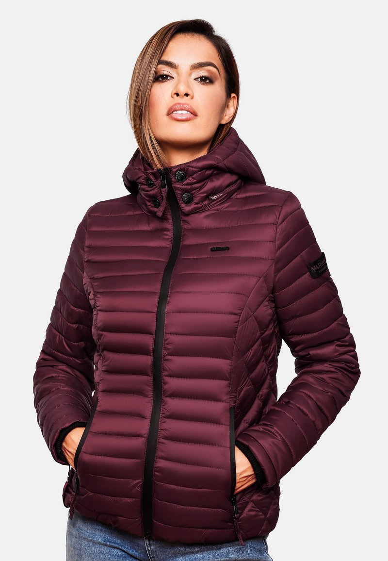 Marikoo SAMTPFOTE - Light jacket - dark red melange