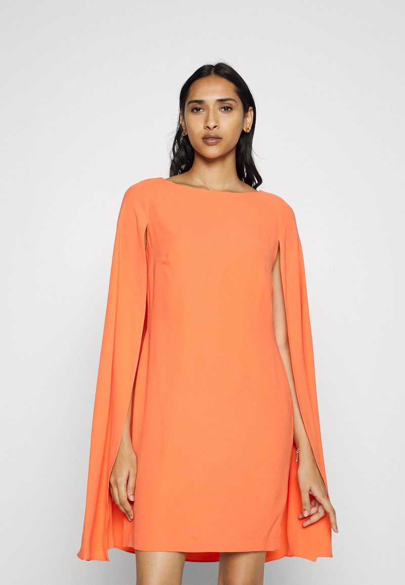 Lauren Ralph Lauren CAPE COCKTAIL DRESS Vestito elegante portside coral/corallo