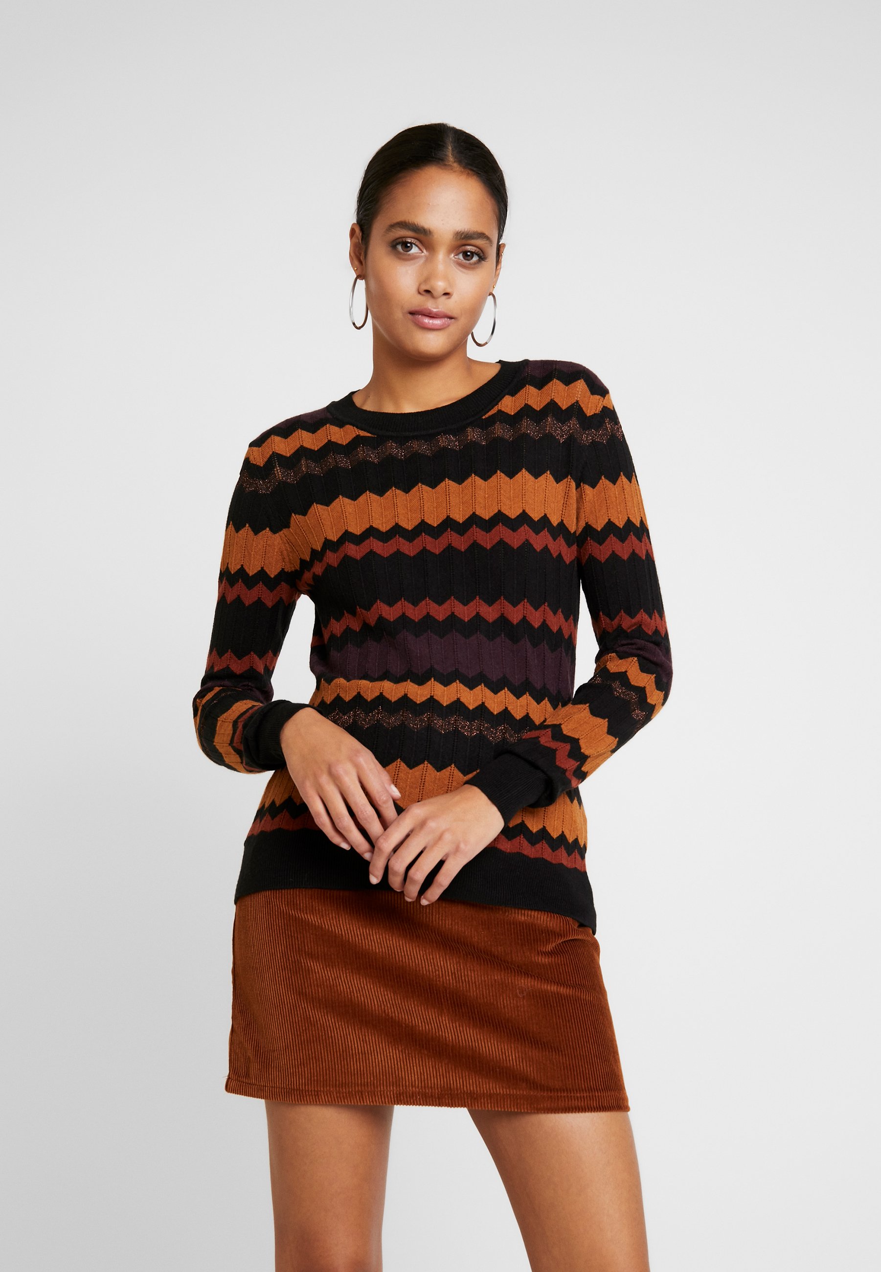 b.young BYNANKA JUMPER Strikkegenser black combi b.young BYNANKA JUMPER Strikkegenser black combi