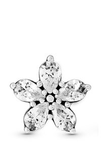Pandora SPARKLING FLOWER STUD - Orecchini - silver coloured