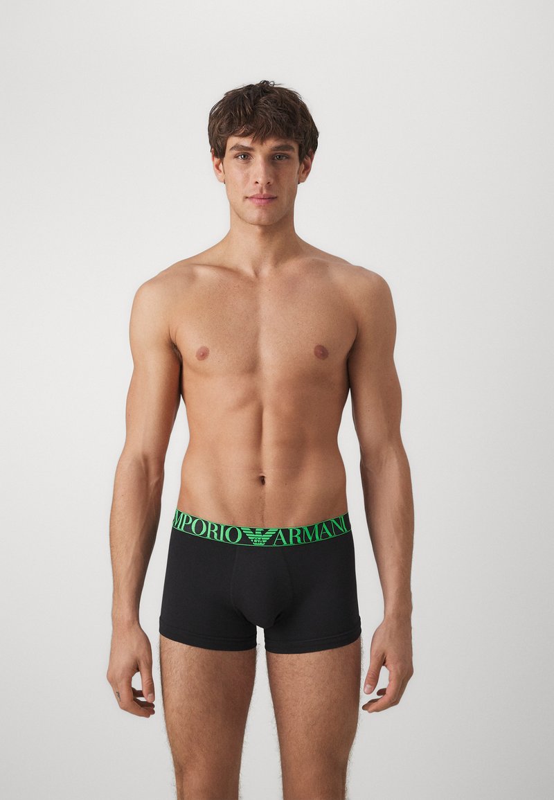 Emporio Armani PARIGAMBA 3 PACK - Boxer alsónadrág - black