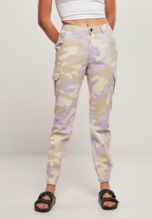 Pantalon cargo - purple