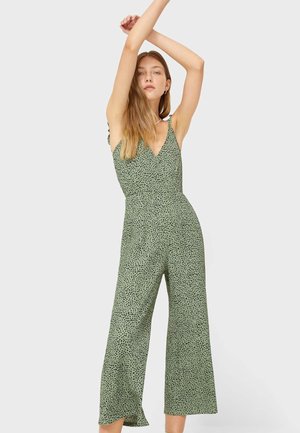 MIT TRÄGERN KONFETTI - Jumpsuit - khaki