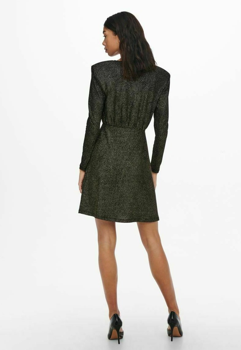 Damen Freizeitkleider | ONLY QUEENY Cocktailkleid/festliches Kleid black/gunmetal - EN11324 Damen Freizeitkleider | ONLY QUEENY Cocktailkleid/festliches Kleid black/gunmetal - EN11324