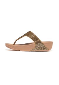 FitFlop LULU TOE POST - BALL - Teensandalen - goud
