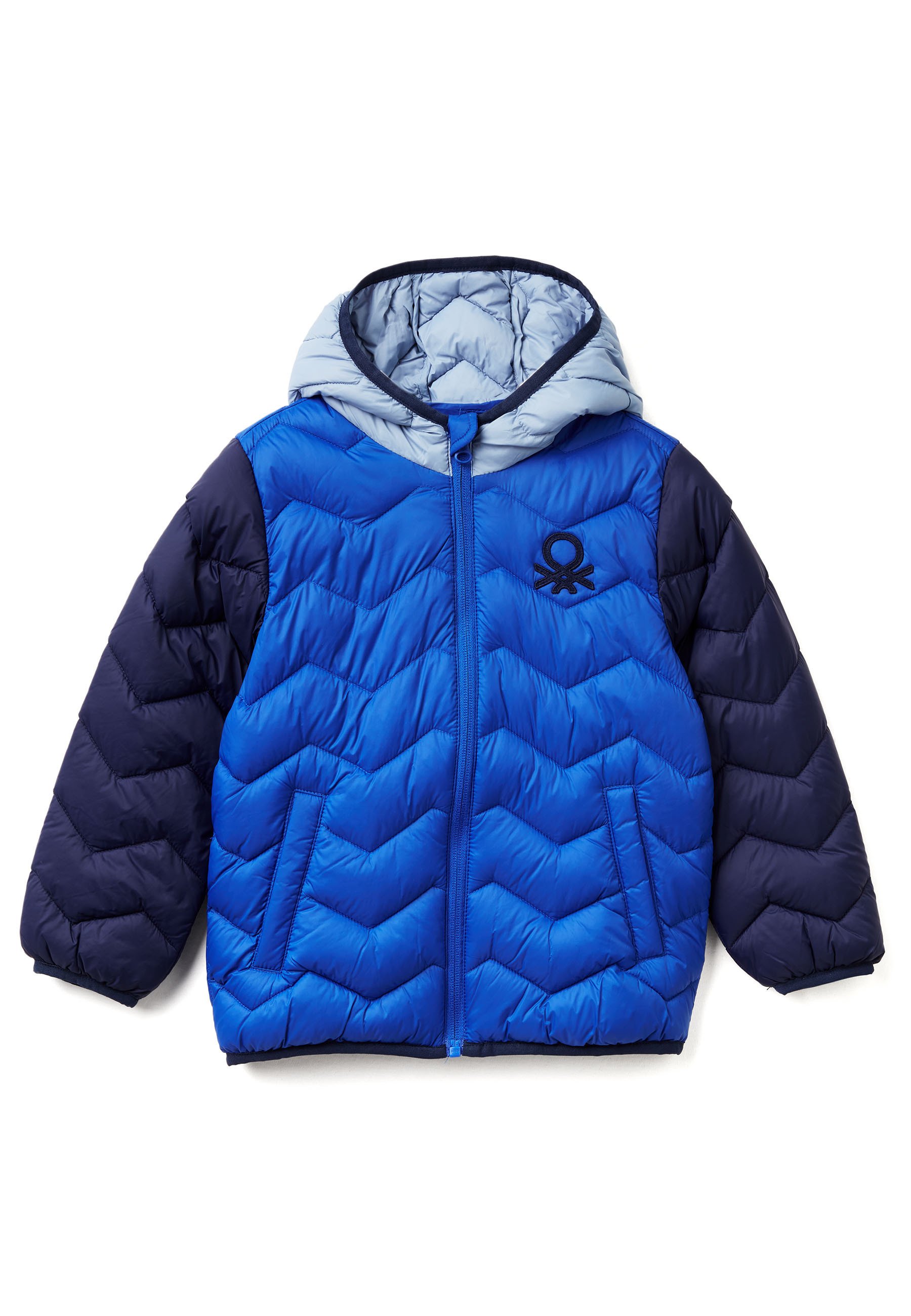 United Colors of Benetton PADDED WITH HOOD Winterjacke blue