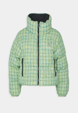 KARL LAGERFELD, PUFFER JACKET - Jachetă de iarnă - green/yellow
