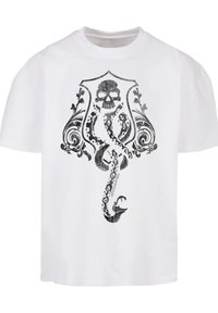 F4NT4STIC HARRY POTTER DARK MARK CREST - T-shirts med print - white