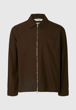 Selected, OVERSHIRT RELAXED FIT - Lichte jas - demitasse