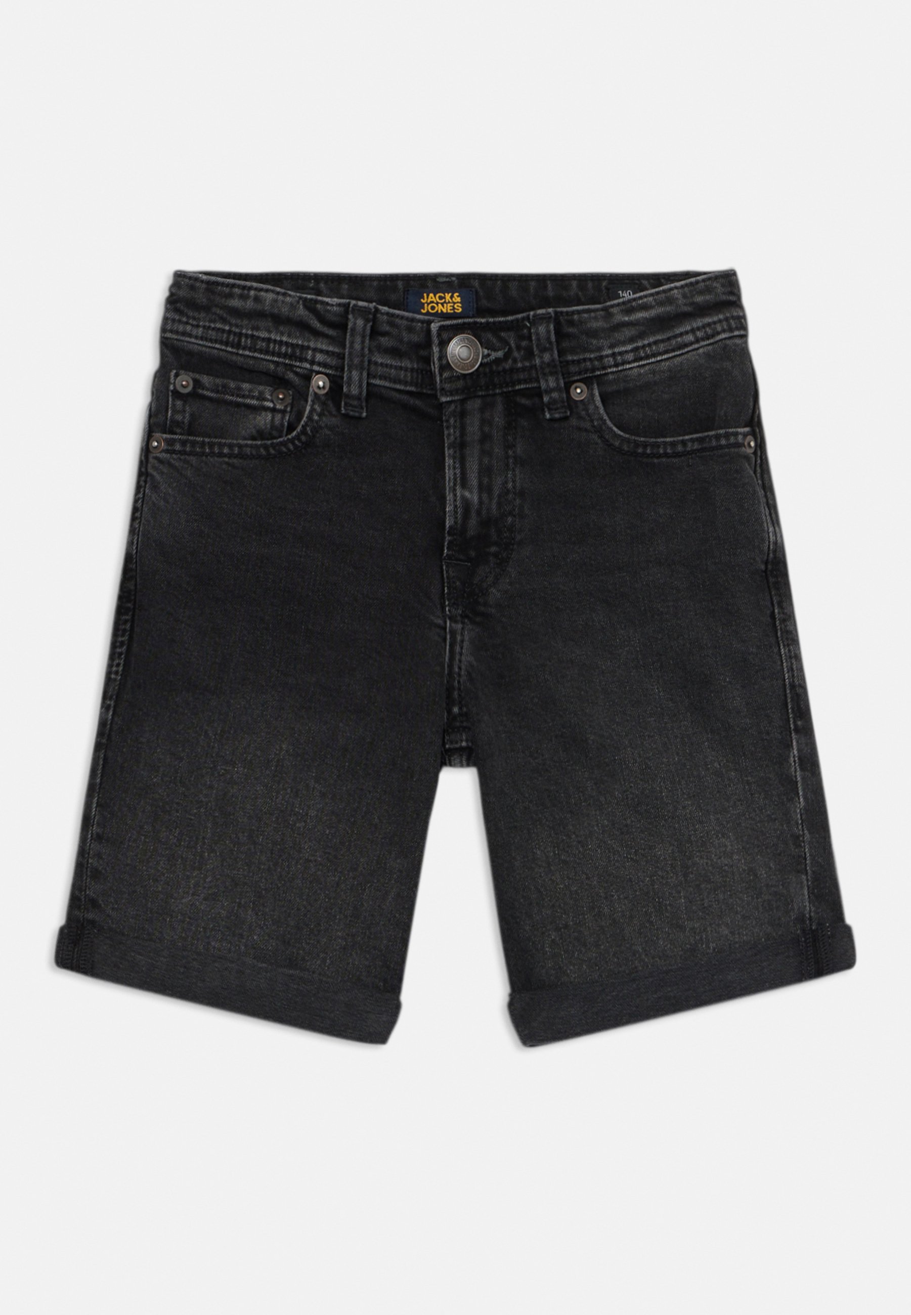 Jack & Jones JJIRICK JJFOX - Short En Jean - Black Denim/denim Noir