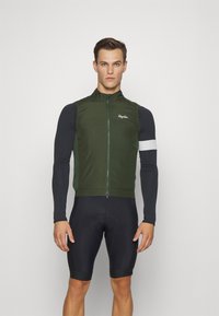 Rapha MENS CORE GILET - Weste - kombu green/white alyssum