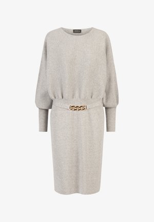 Apart Gebreide jurk - graumeliert