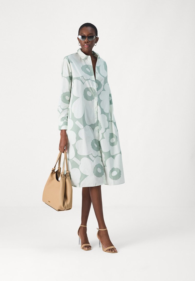 marimekko runoelma unikko shirt dress Marimekko Runoelma Unikko Shirt Dress KIITOSlife