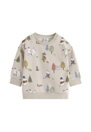 Lindex, LINDEX MOOMIN SWEATSHIRT WITH BRUSHED INSIDE LINDEX UNISEX - Sweatshirt - light beige